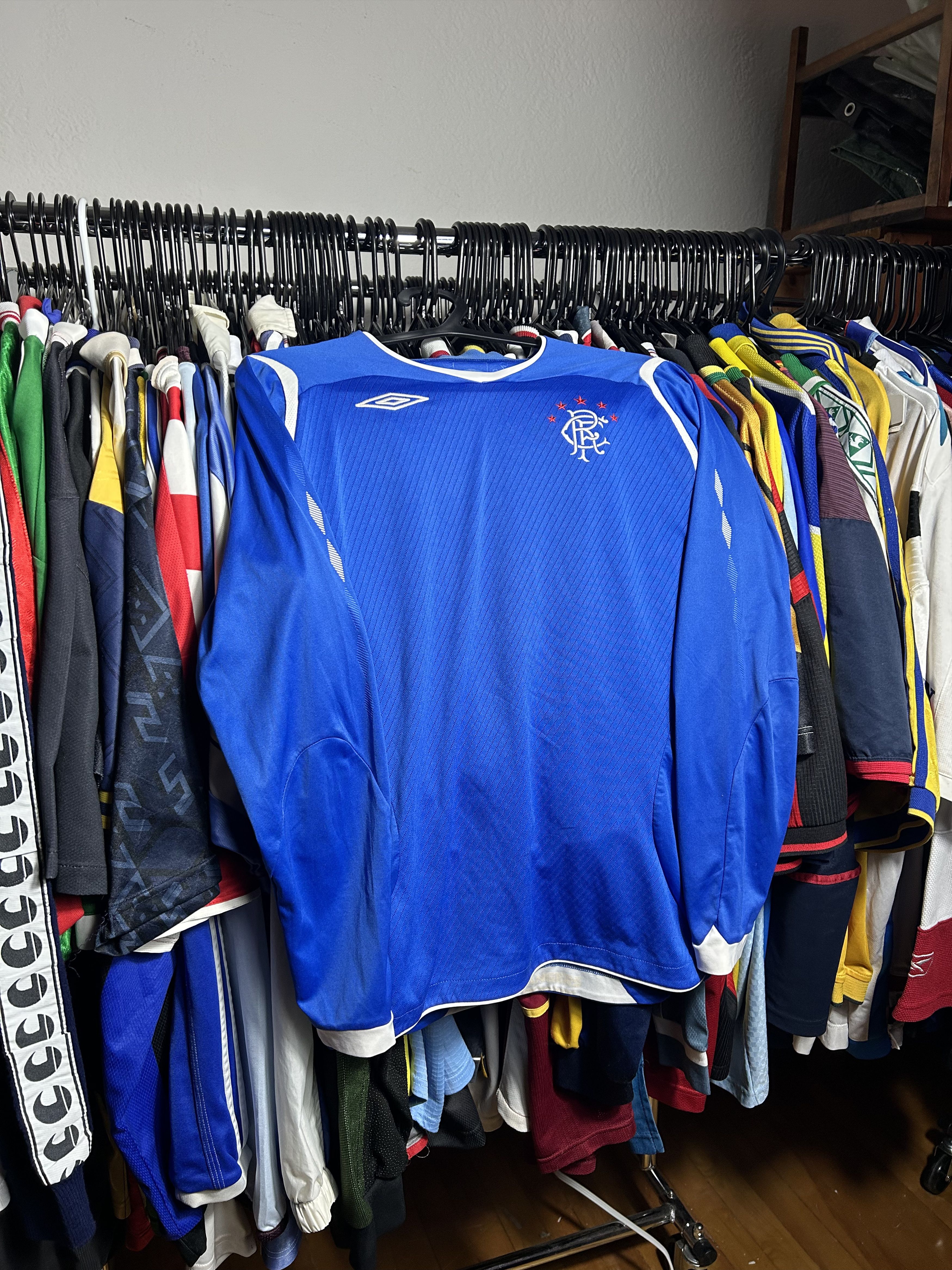 Umbro Rangers 2008/09 Home Jersey Longsleeve Size S Size US S / EU 44-46 / 1 - 1 Thumbnail