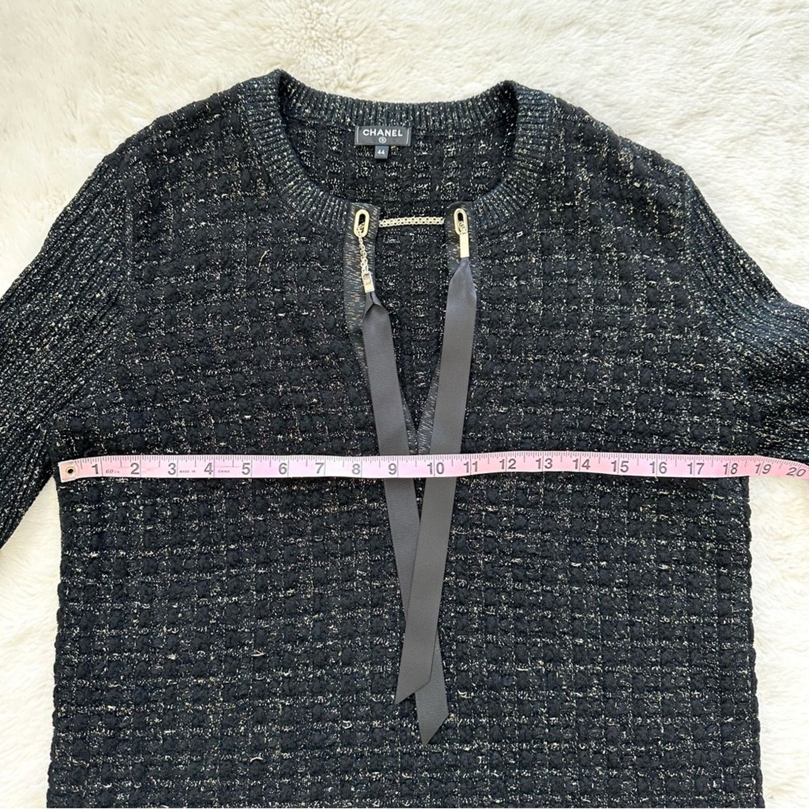 Chanel CHANEL women sweater top size 44 FR or L Authentic 5800$ Size L / US 10 / IT 46 - 12 Thumbnail
