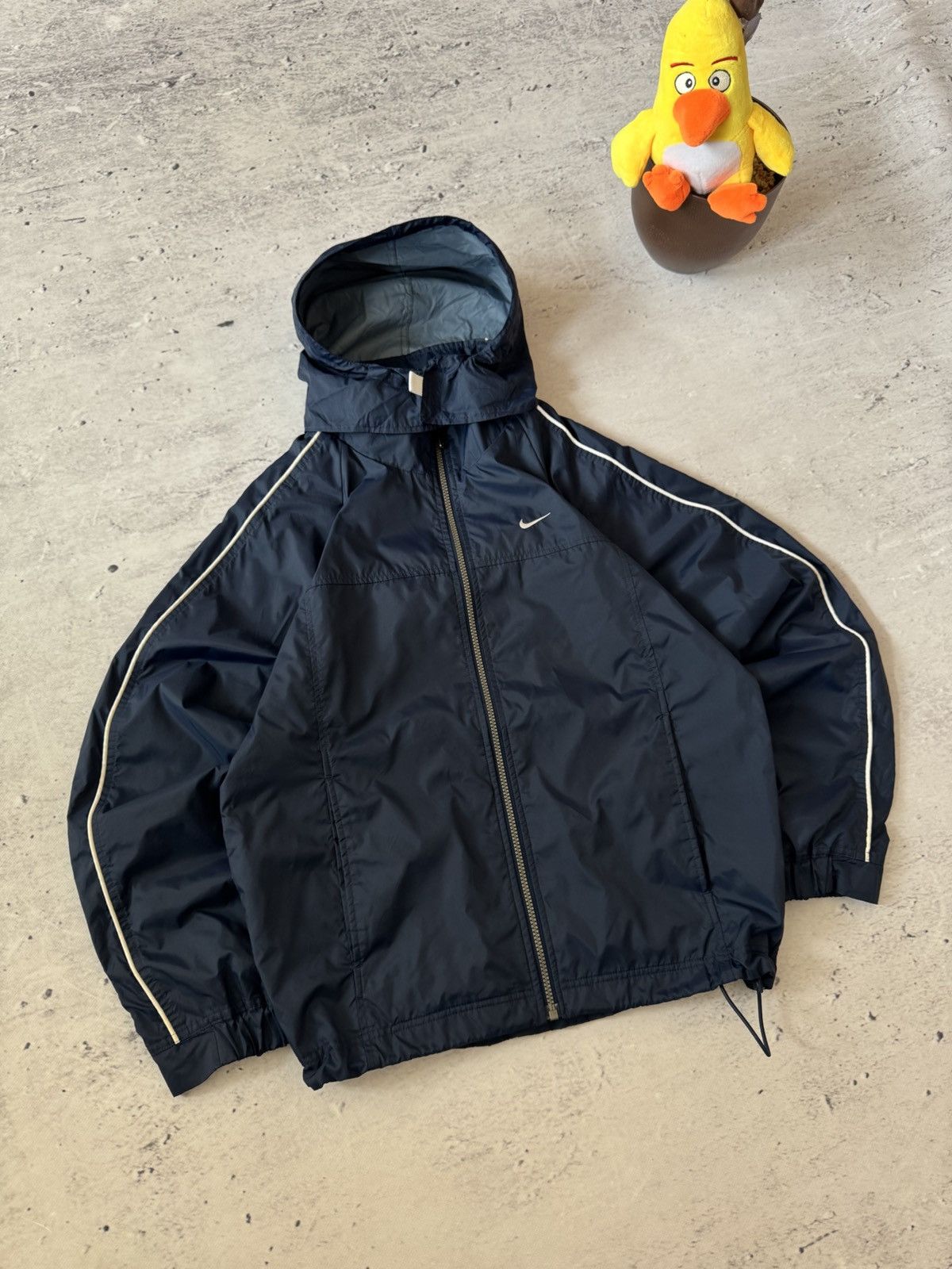 Nike × Vintage NIKE VINTAGE BASIC LOGO OVERSIZE BAGGY LIGHT JACKET Size US S / EU 44-46 / 1 - 1 Thumbnail