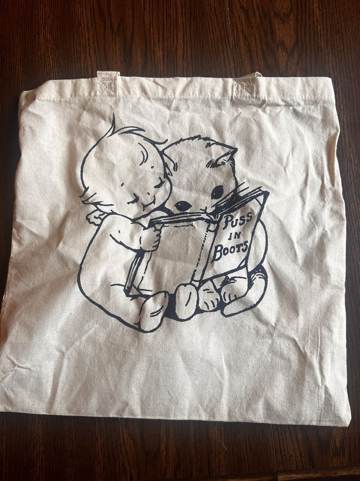 Vintage Puss in boots tote bag Size ONE SIZE - 1 Thumbnail