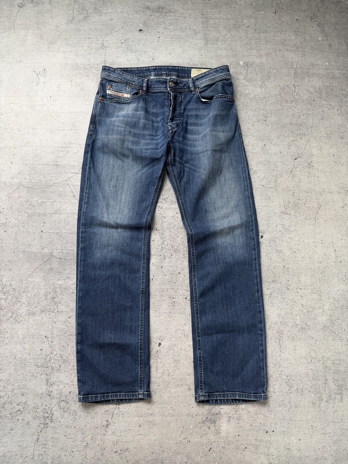 Diesel Vintage Diesel Jeans Faded Washed Distressed Japanese Wide Size US 31 - 3 Thumbnail