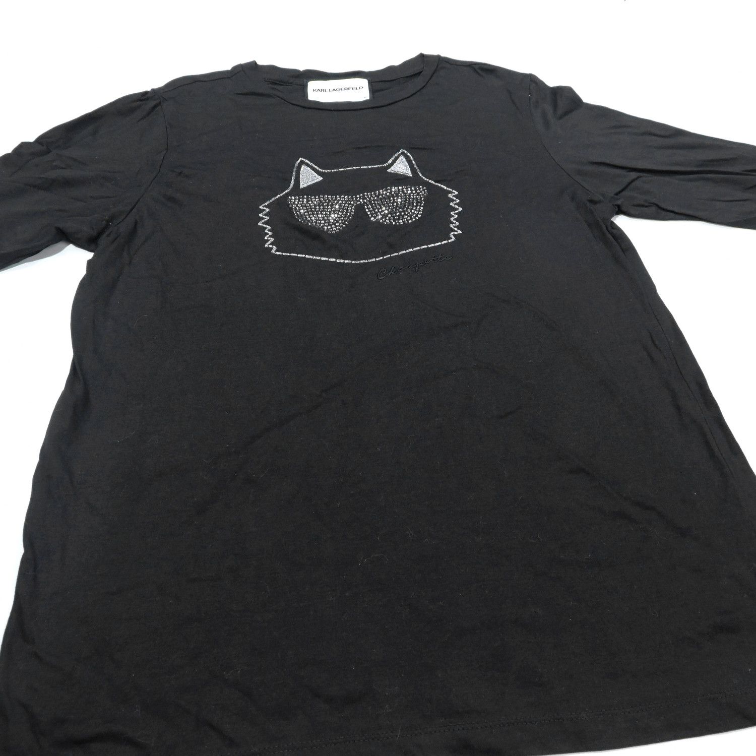 Karl Lagerfeld KARL LAGERFELD CHOUPETTE HEAD BLING T-SHIRT Size US M / EU 48-50 / 2 - 6 Thumbnail