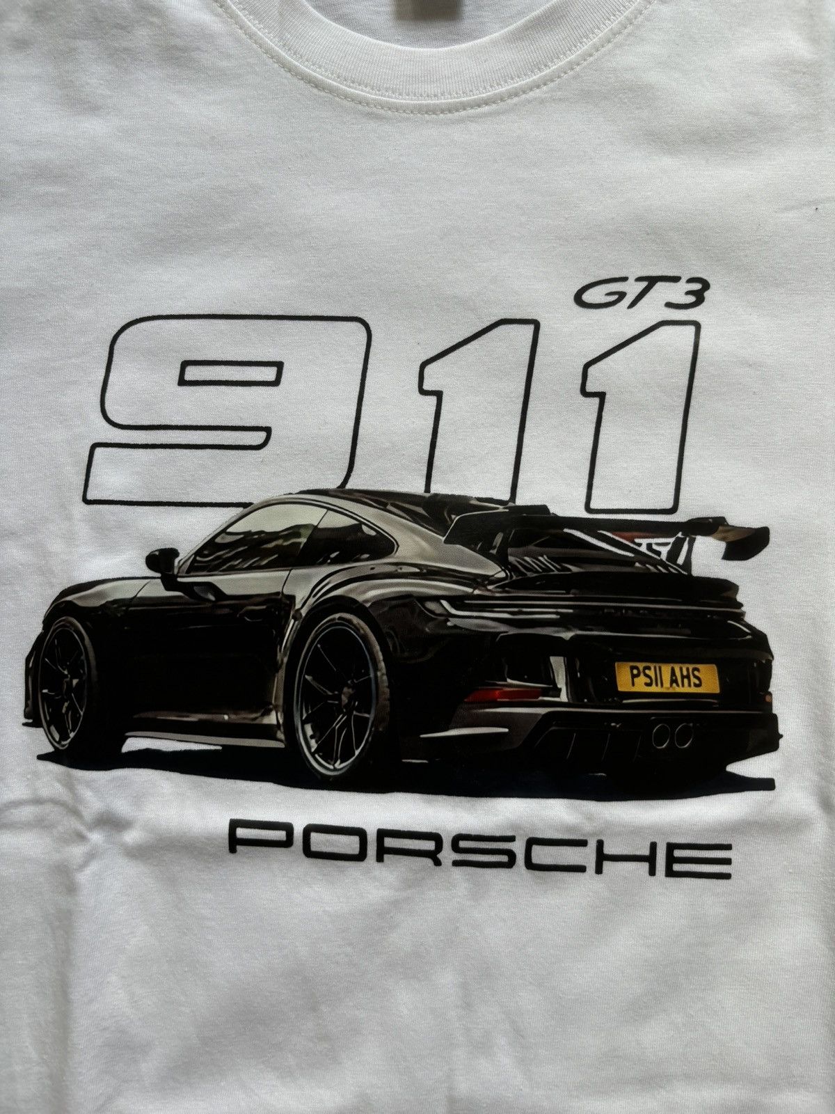 Porsche Design × Vintage Vintage racing Porsche 911 GT3 heavyweight white tee Size US M / EU 48-50 / 2 - 7 Thumbnail