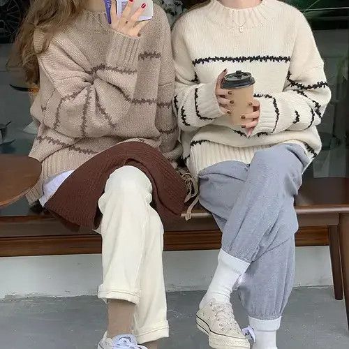Japanese Brand Women Mock Neck Thicken Warm Sweater Size ONE SIZE - 3 Thumbnail