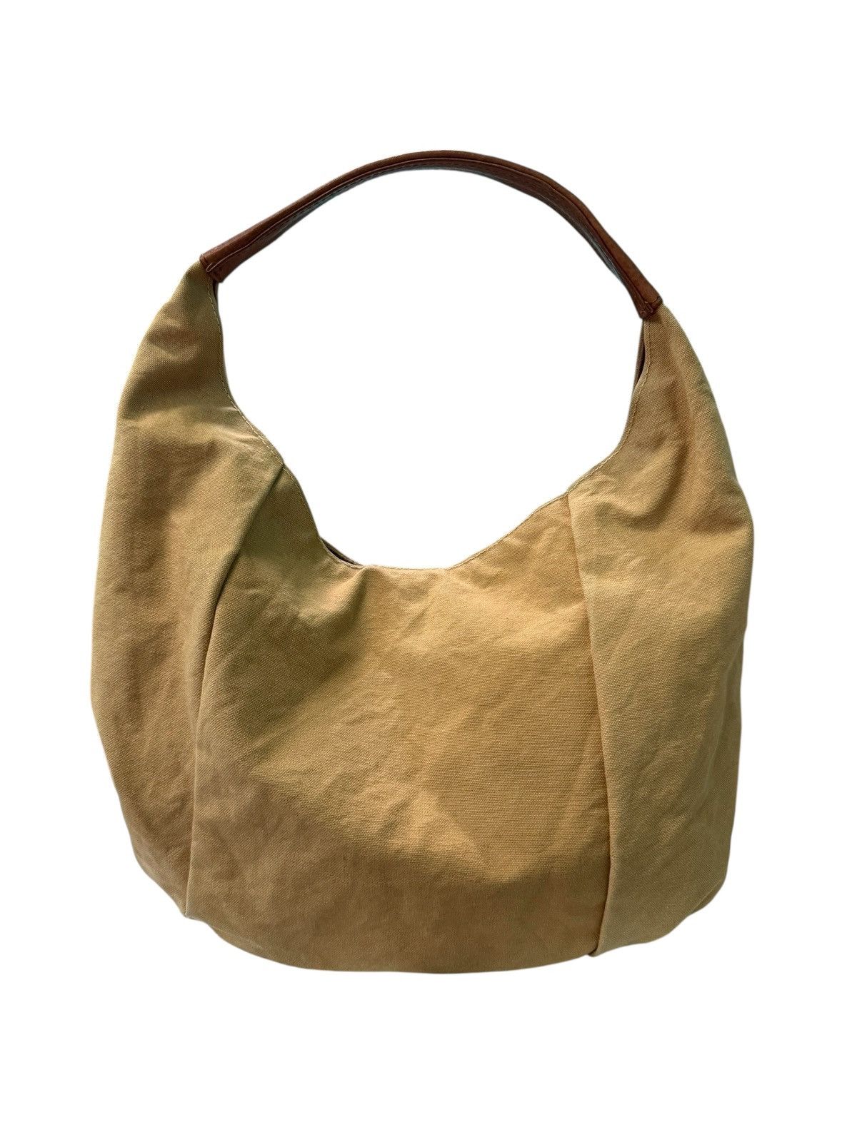 Japanese Brand RARE CLUETO KOBE CANVAS HOBO BAG Size ONE SIZE - 5 Thumbnail