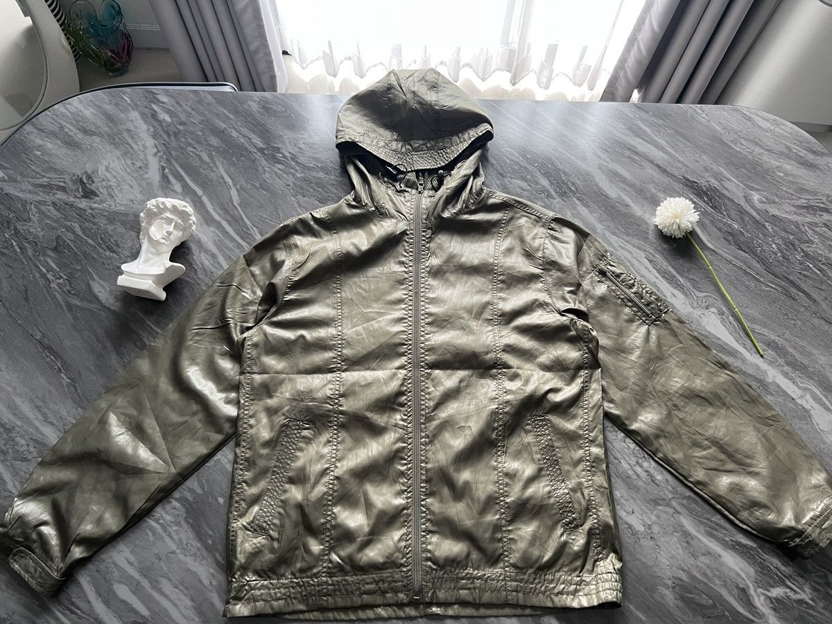 Other Ivory Green Jacket : Army Windbreaker Nylon Fabric Size US M / EU 48-50 / 2 - 2 Thumbnail