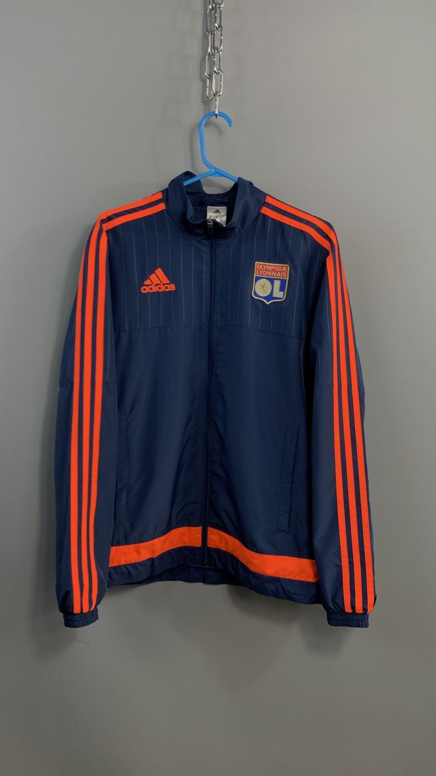 Adidas × Vintage Y2K Olympique Lyonnaise vintage adidas zip jacket Size US S / EU 44-46 / 1 - 3 Thumbnail