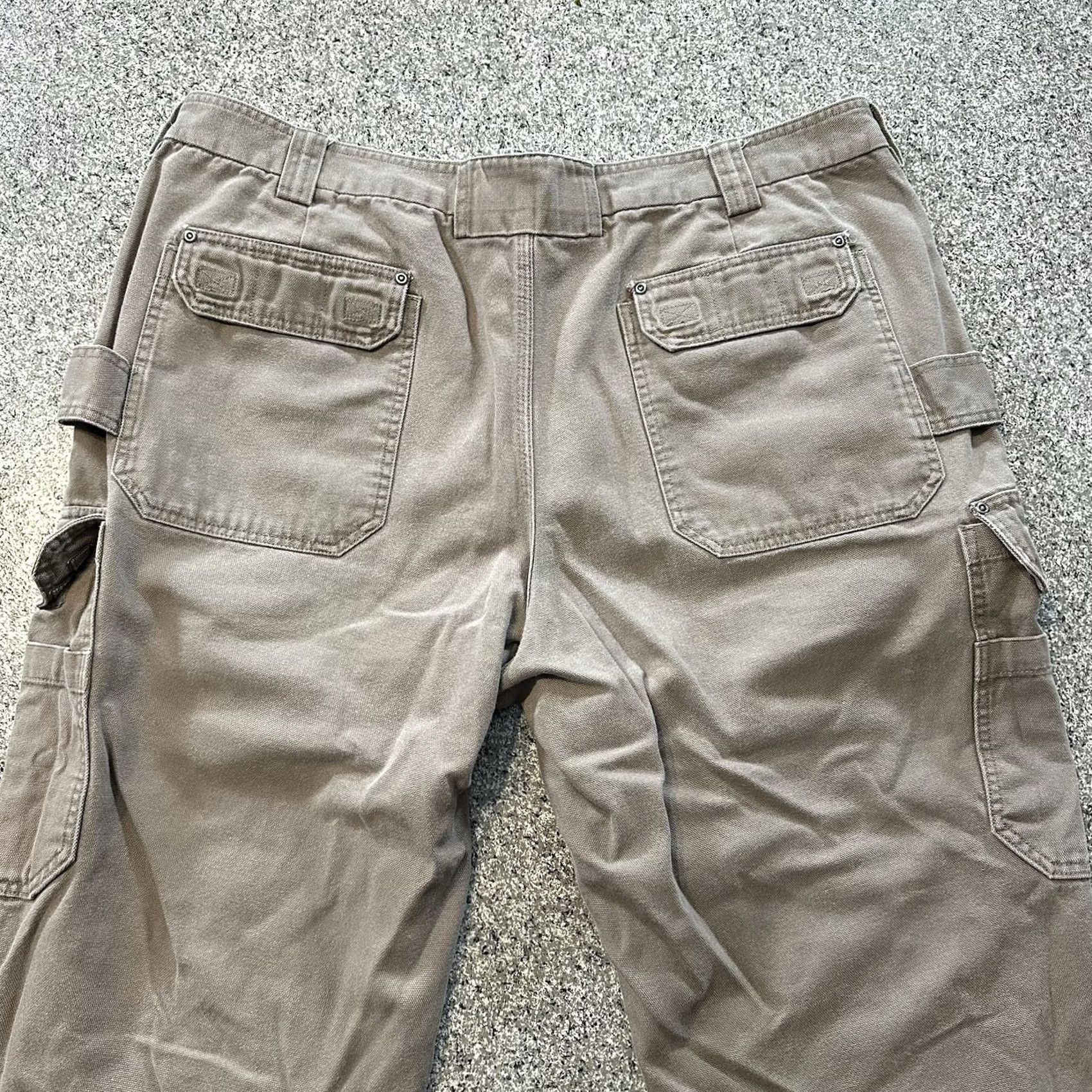 Vintage Duluth Cargo Pants Mens 46 Beiges Relaxed Canvas 5-Pocket Workwear Khaki Casual Pants Mens 46x30 (46x28) Size US 30 / EU 46 - 4 Thumbnail