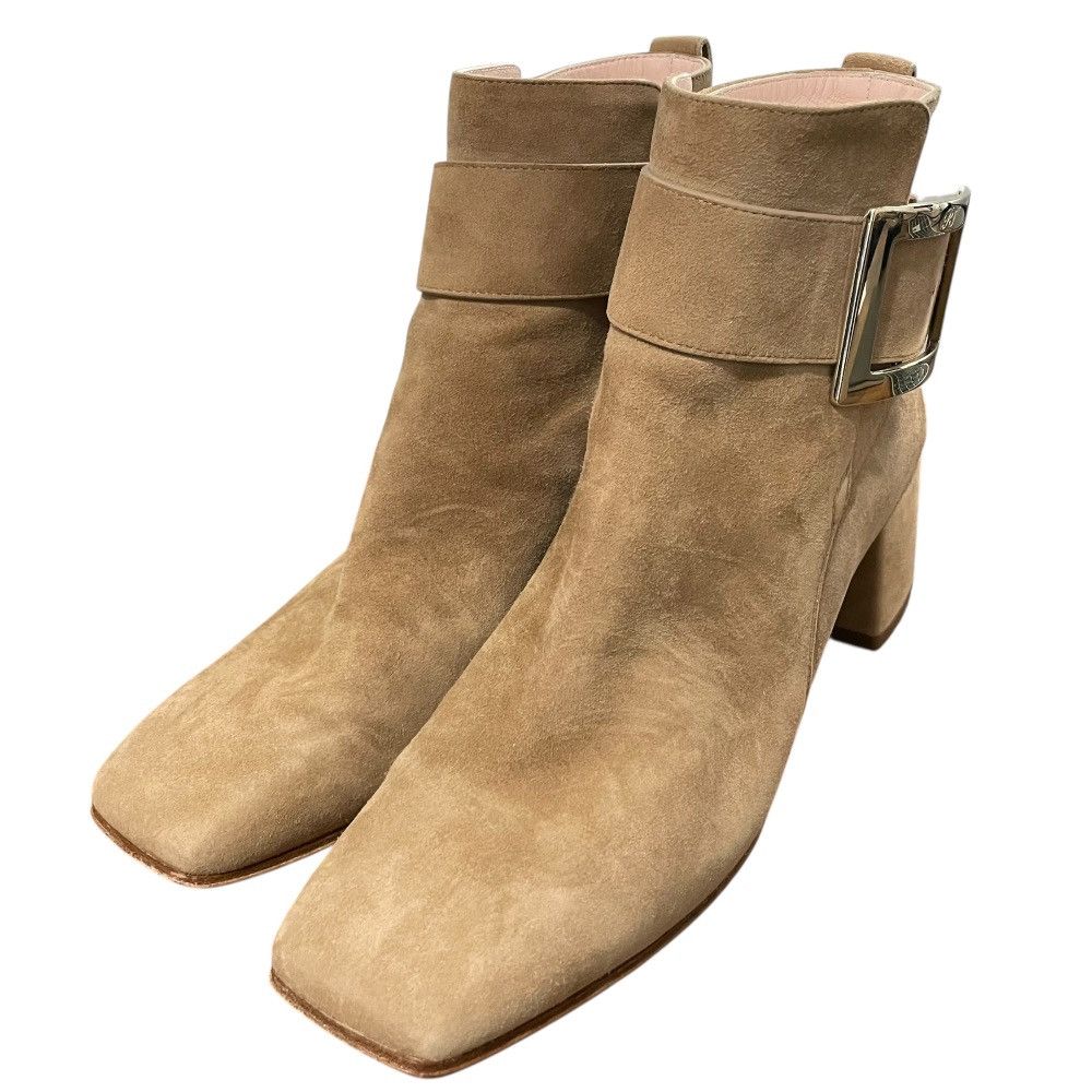 Roger Vivier Roger Vivier Roger Vivier So Vivier Suede Short Boots Suede Shoes DUTY FREE for USA Size ONE SIZE - 1 Thumbnail