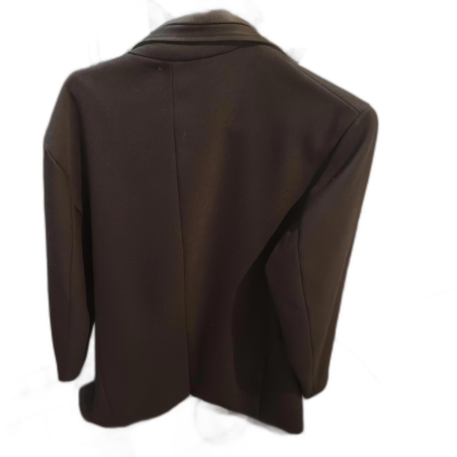 Zara Zara men’s Stylish Black Jacket with Asymmetrical Zipper Size US XL / EU 56 / 4 - 5 Thumbnail