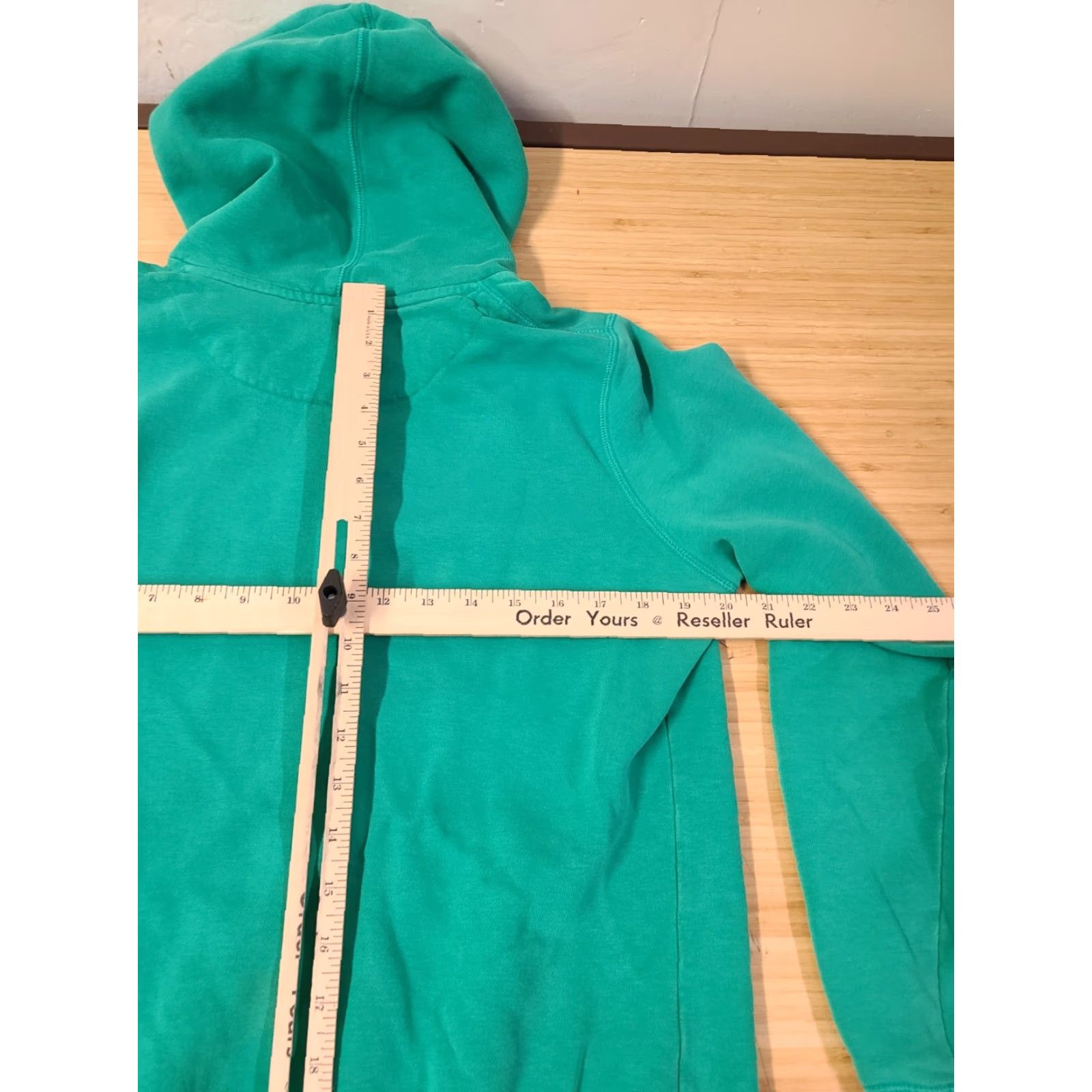 Nike VINTAGE Nike Hoodie Women XL Pullover Teal 90s Embroidered Swoosh Logo Pockets Regular Fit Sweatshirt Size XL / US 12-14 / IT 48-50 - 7 Thumbnail
