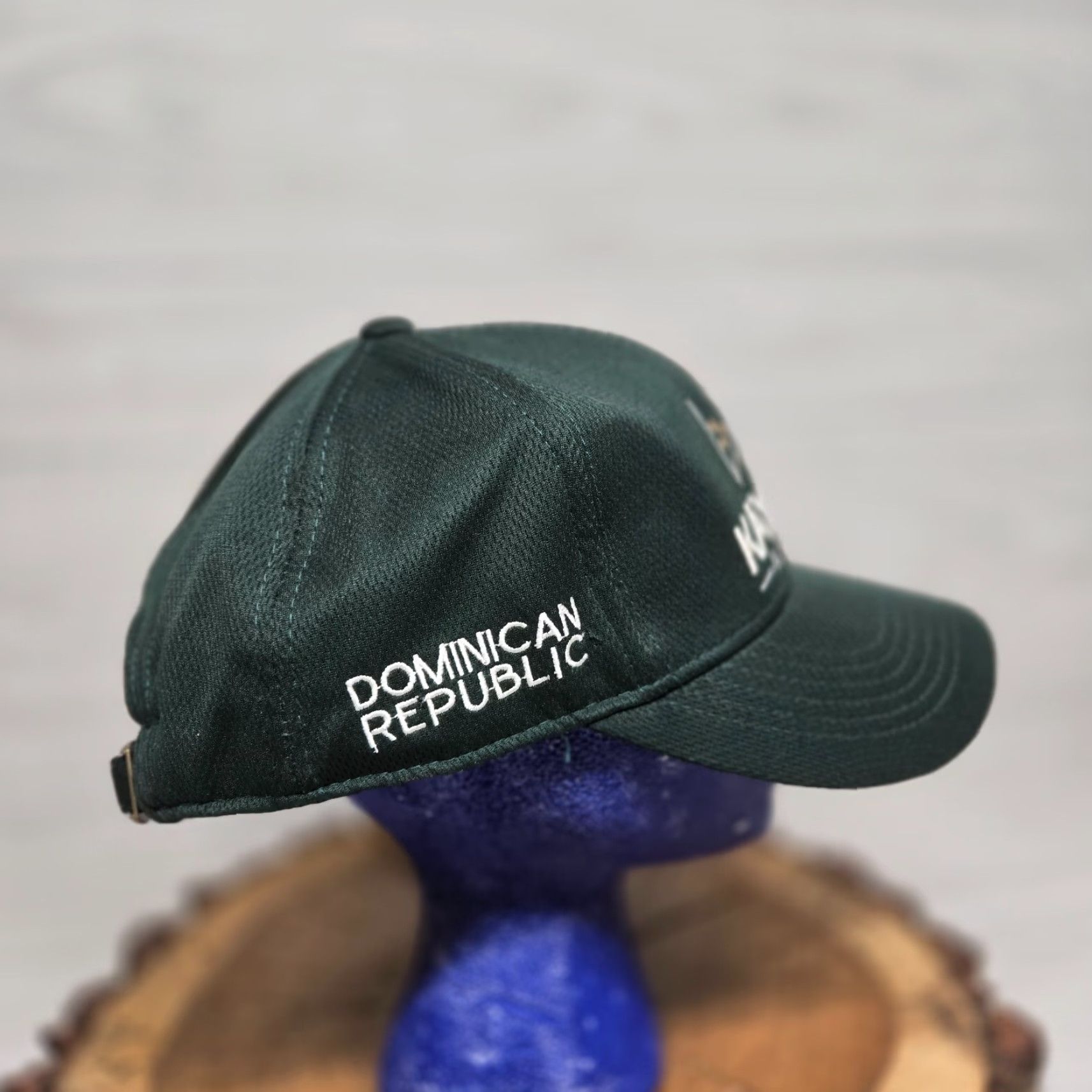 Vintage VINTAGE Unbranded Baseball Cap Hat Adult One Size Green Adjustable 90s Men Size ONE SIZE - 2 Thumbnail