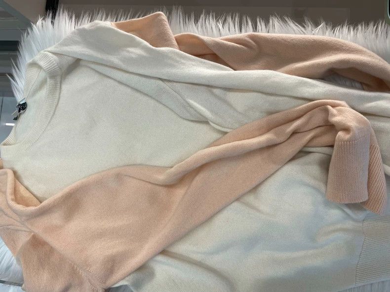 Loewe LOEWE Beige pink cashmere sweater Size M / US 6-8 / IT 42-44 - 5 Thumbnail