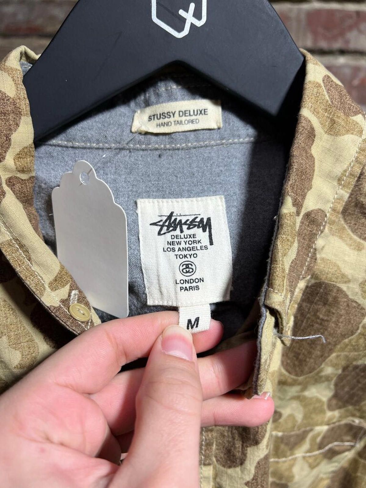 Stussy Stussy Camo Button Up Sz. M Size US M / EU 48-50 / 2 - 3 Thumbnail