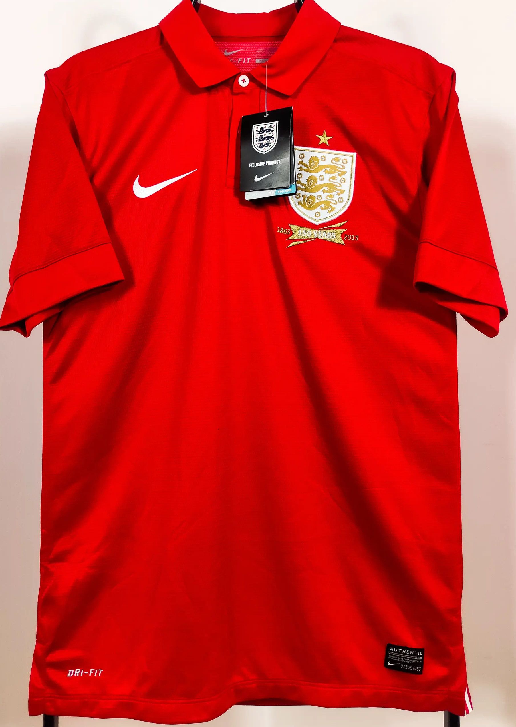 Nike BNWT England English National Football Team 2013 Nike Away Size US S / EU 44-46 / 1 - 1 Thumbnail