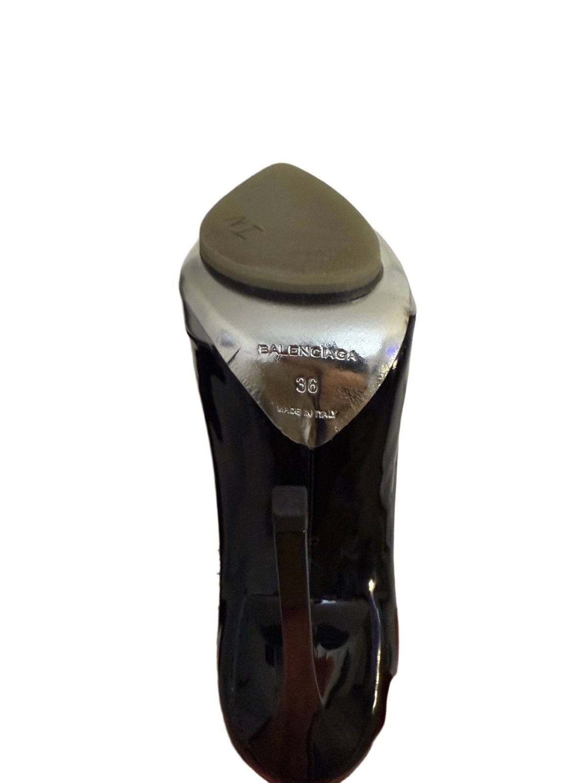 Balenciaga Balenciaga Heels Knife Vinyl Pump Size US 6 / IT 36 - 4 Thumbnail