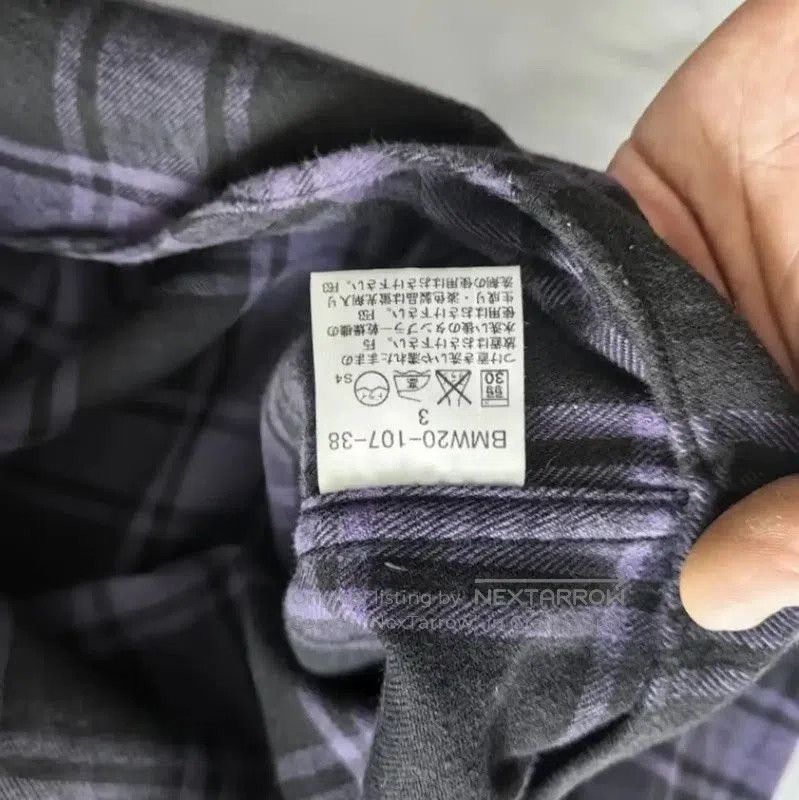 Burberry Burberry Men's Purple Checkered Shirt. Size US S / EU 44-46 / 1 - 7 Thumbnail