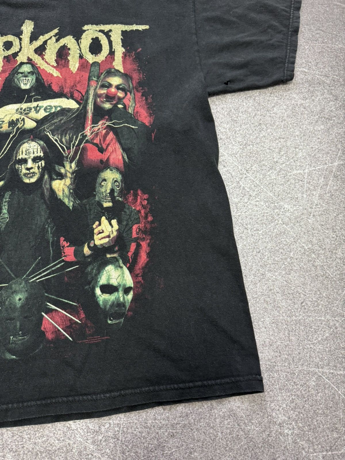 Band Tees Vintage y2k Slipknot 2010 T-Shirt rock band tee siz L y2k Size US L / EU 52-54 / 3 - 7 Thumbnail