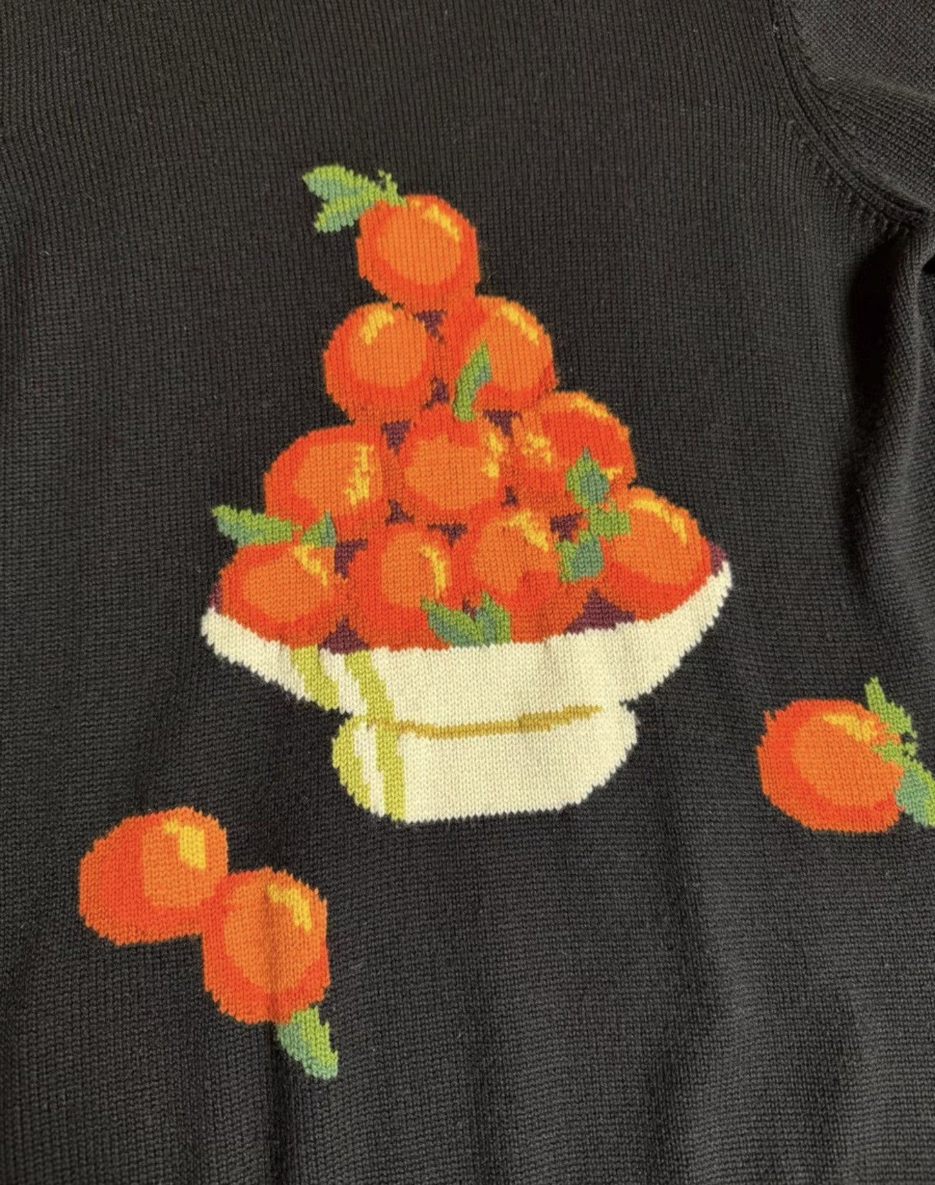 Casablanca Casablanca Men's Orange Print Sweater Size US S / EU 44-46 / 1 - 3 Thumbnail
