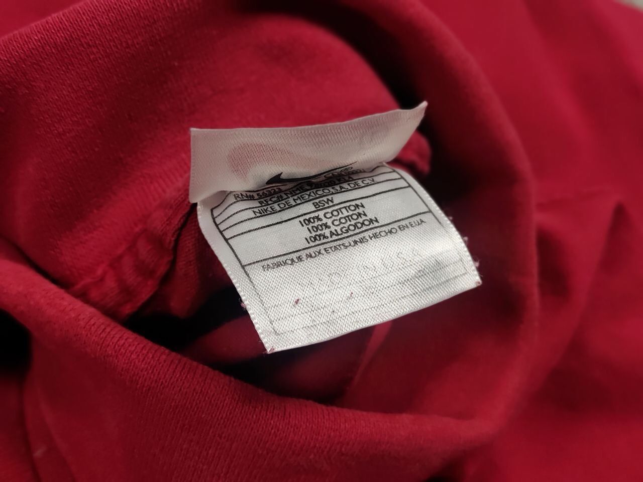 Nike Vintage 90's Nike logo red Long Sleeve Mock Neck Made in USA Size US L / EU 52-54 / 3 - 17 Thumbnail