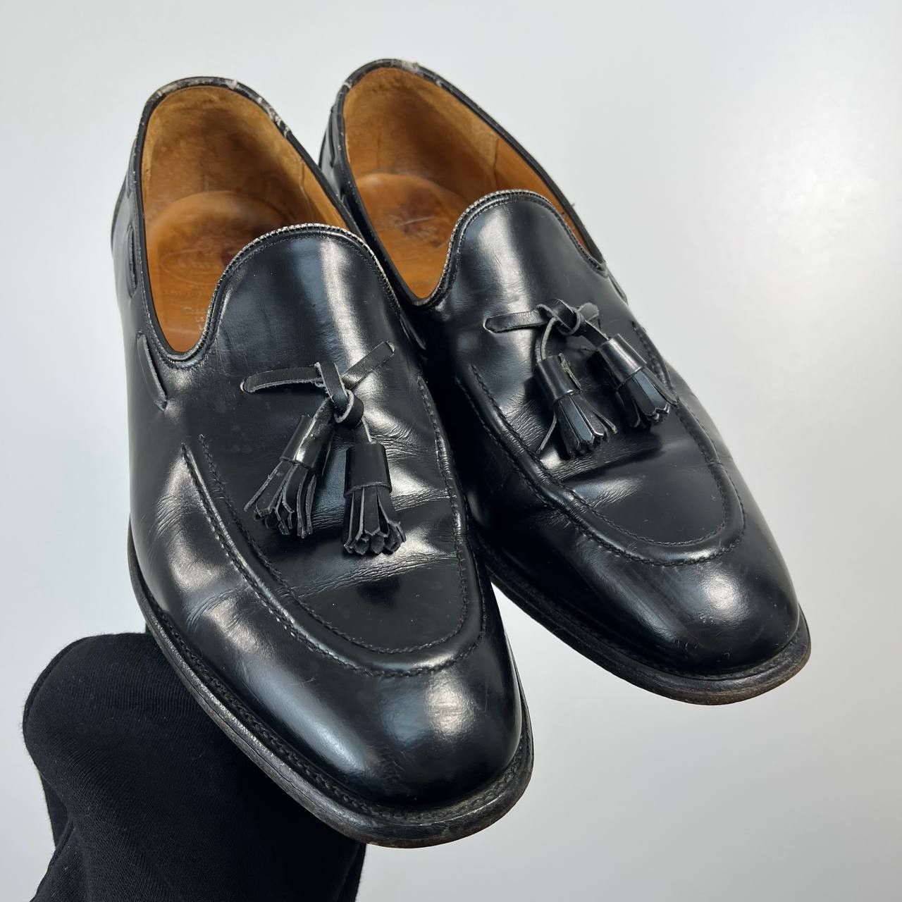 Church's Church’s Custom Grade Tassel Loafers Mens Leather Size 8 Size US 8 / EU 41 - 1 Thumbnail