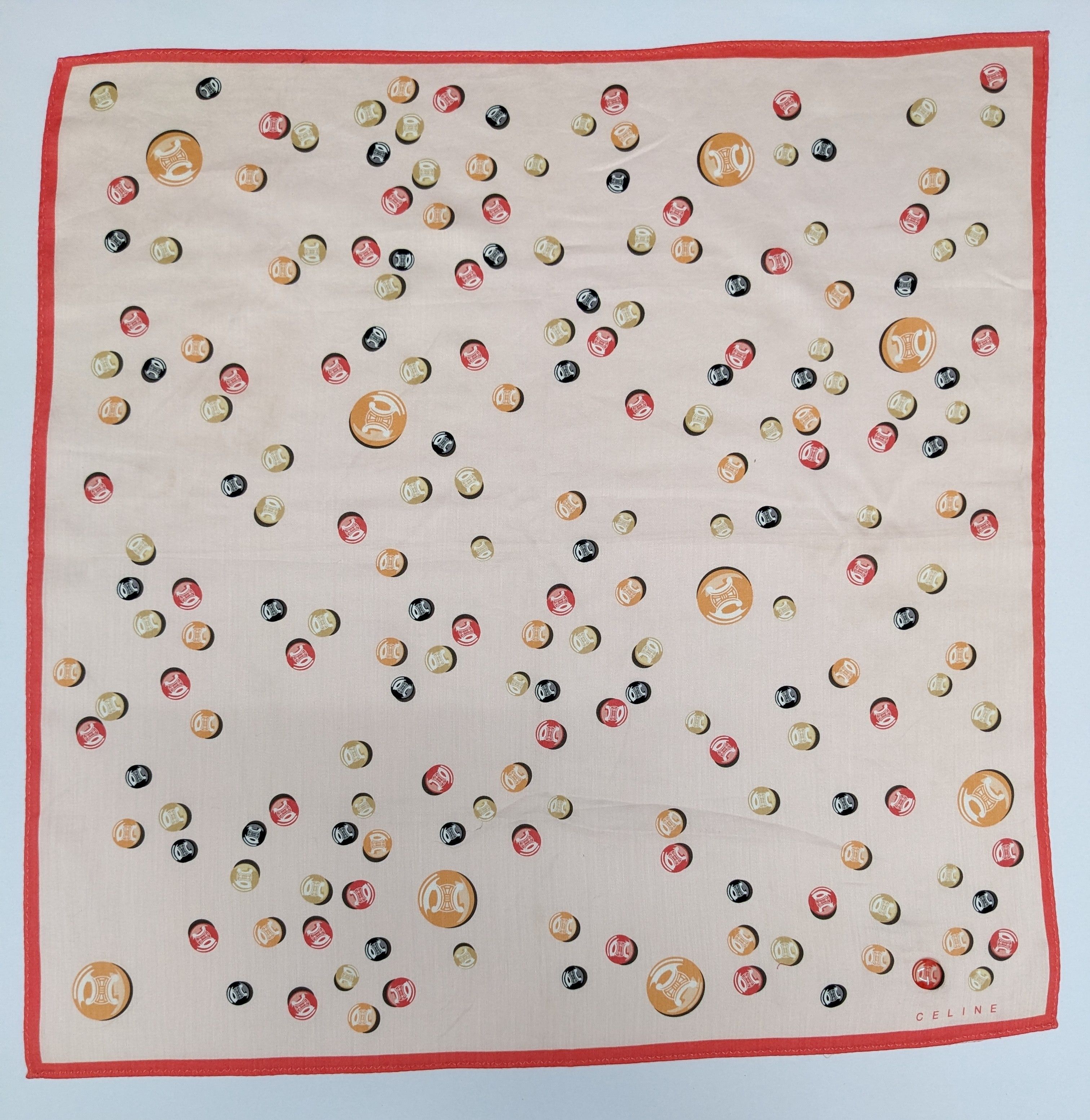 Celine CELINE Vintage Handkerchief Triomphe Macadam Size ONE SIZE - 3 Thumbnail
