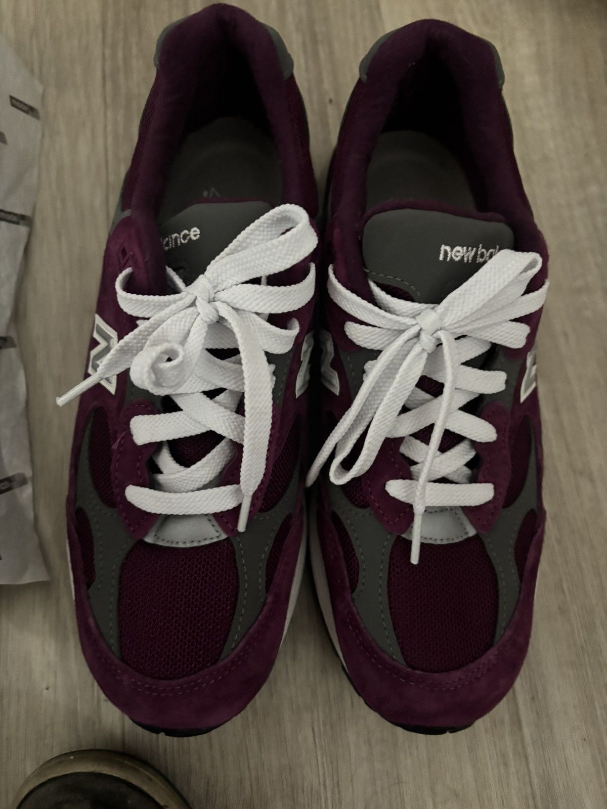 New Balance New bzlance 992 purple/grey Size US 8.5 / EU 41-42 - 1 Thumbnail