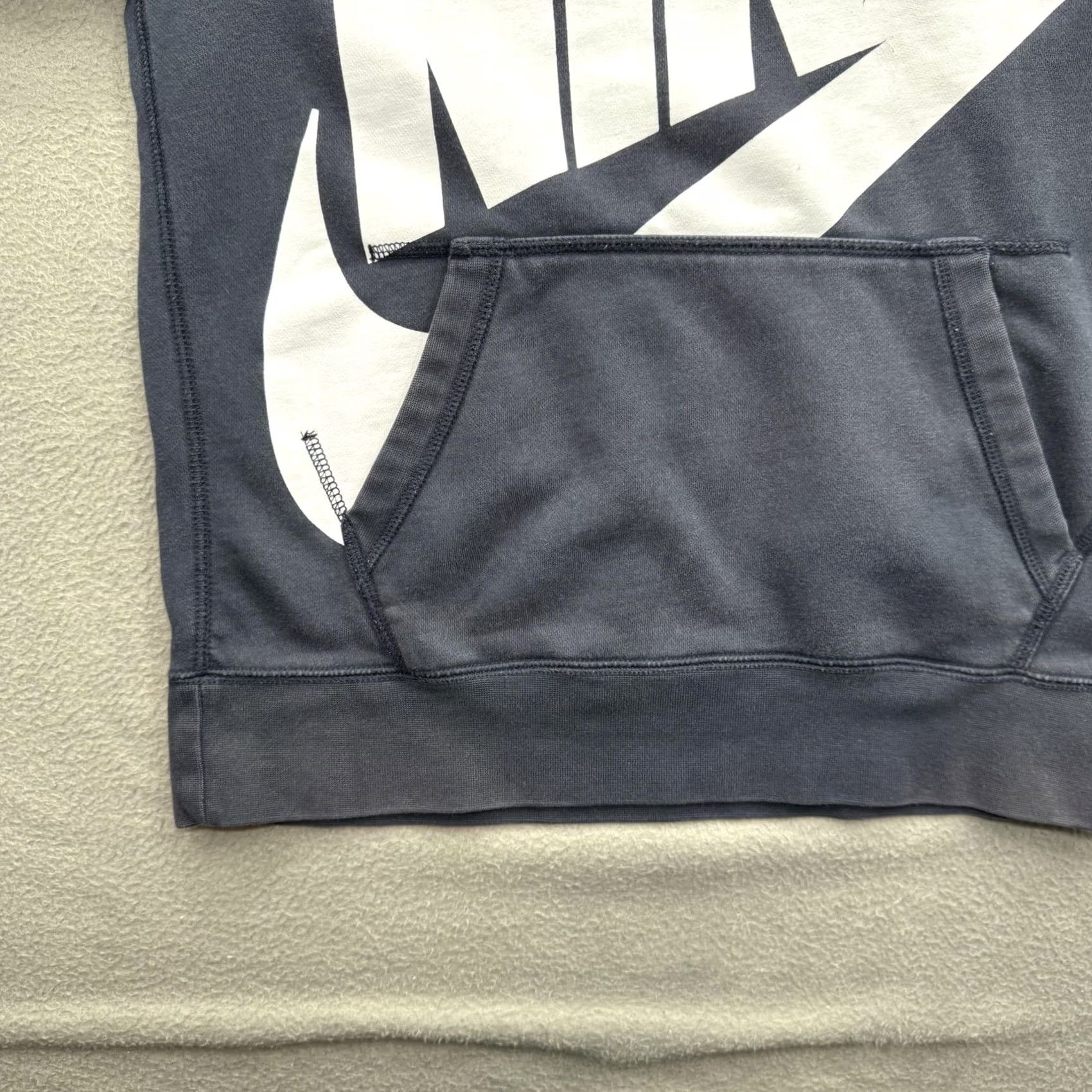 Nike Nike Hoodie Mens Small Blue Pullover Fleece Sweatshirt Big Logo Graphic Size US S / EU 44-46 / 1 - 6 Thumbnail