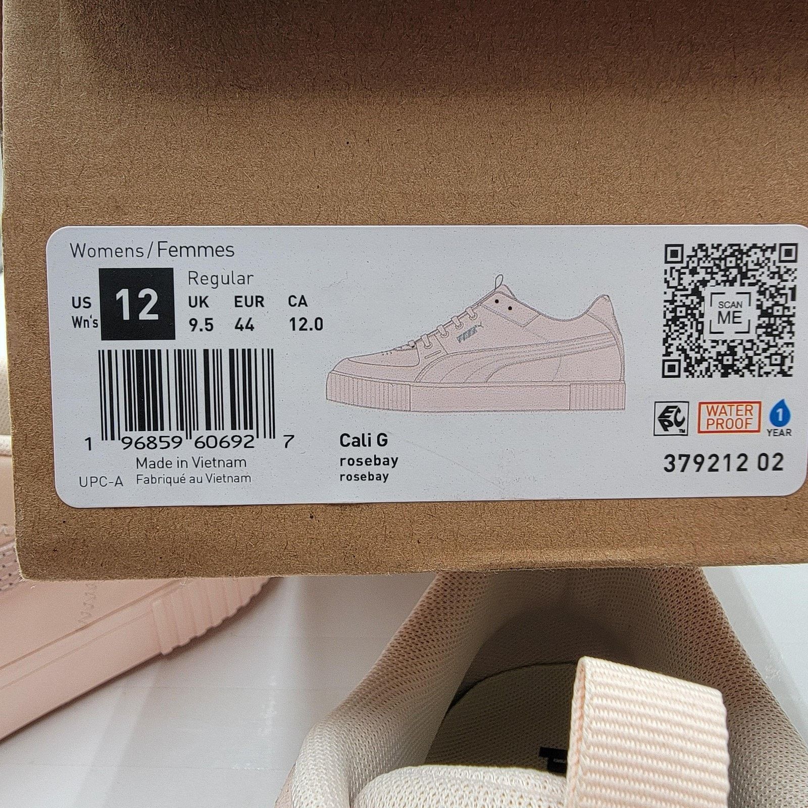 Puma Puma Cali G Wmns Sz 12 Rosebay Pink Golf Shoes Waterproof Size US 12 / IT 42 - 9 Thumbnail