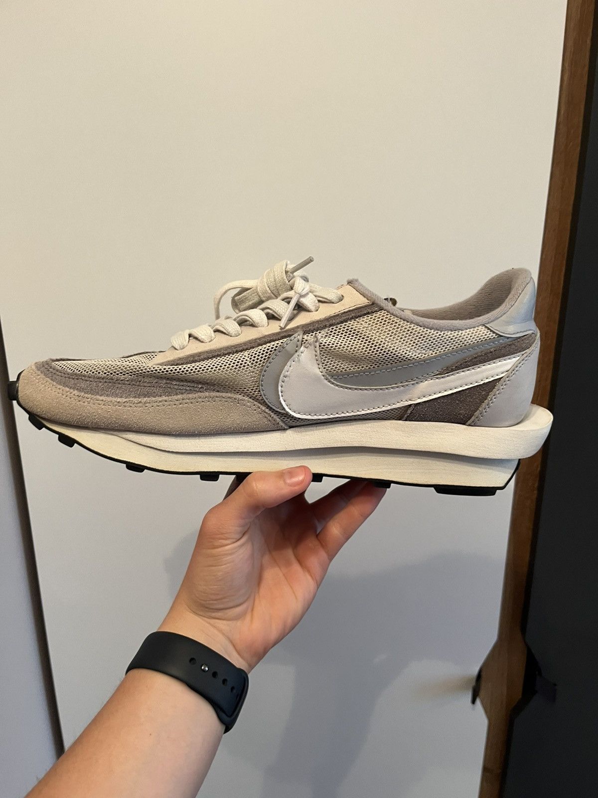 Nike × Sacai Nike LDWaffle x sacai ‘Summit White’ Size US 12 / EU 45 - 7 Thumbnail