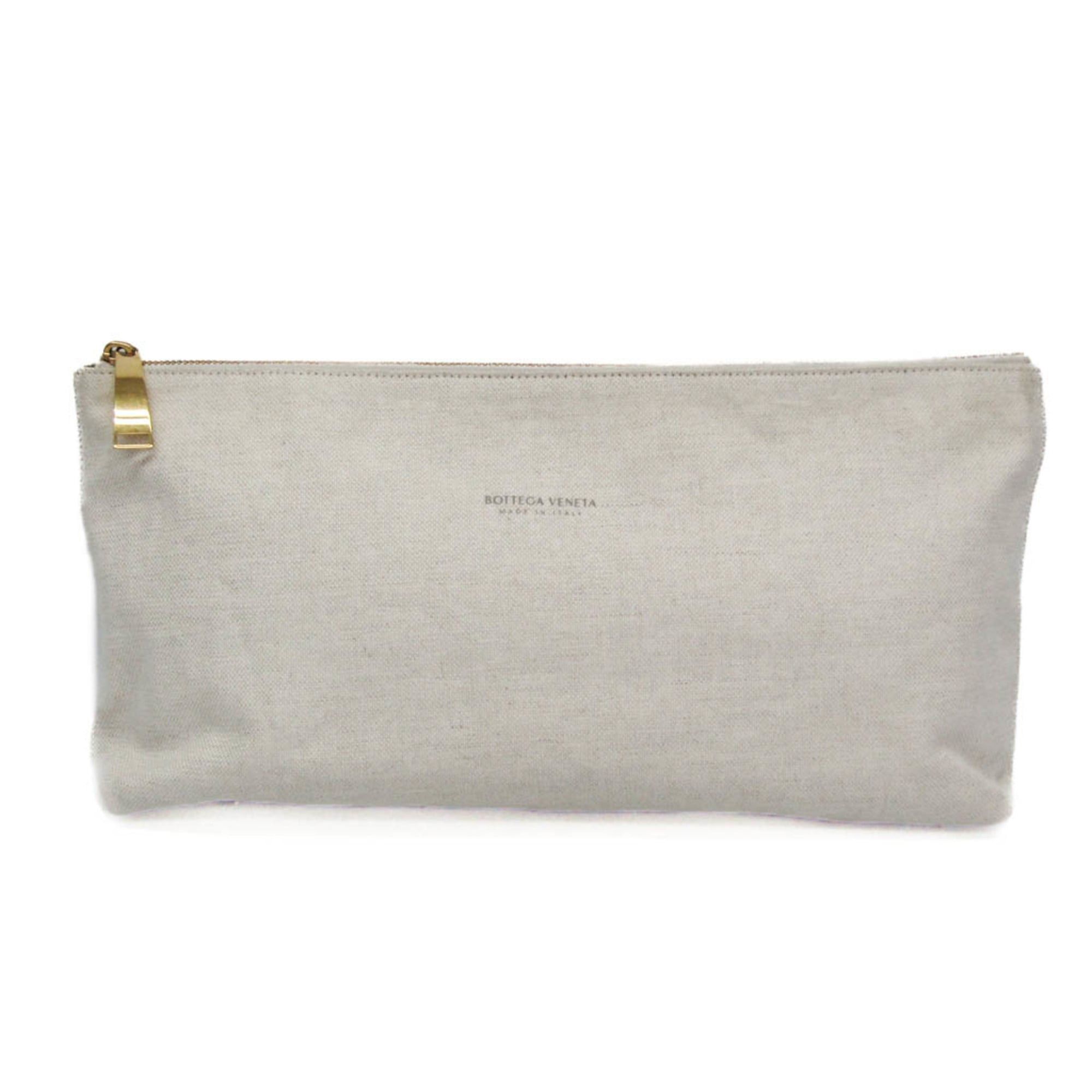 Bottega Veneta Bottega Veneta Bag-in-bag Men,Women Canvas Clutch Bag,Pouch Cream Size ONE SIZE - 1 Thumbnail