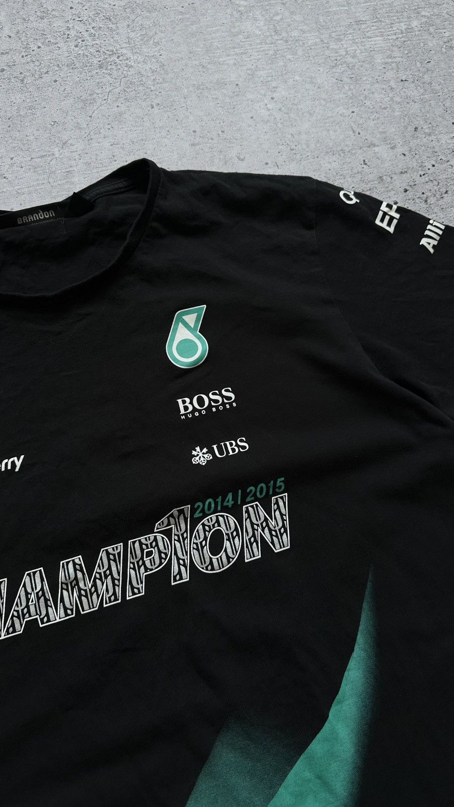 Mercedes-Benz × Vintage Mercedes-Benz F1 Team 2014/15 Champion T Shirt Size US XXL / EU 58 / 5 - 5 Thumbnail