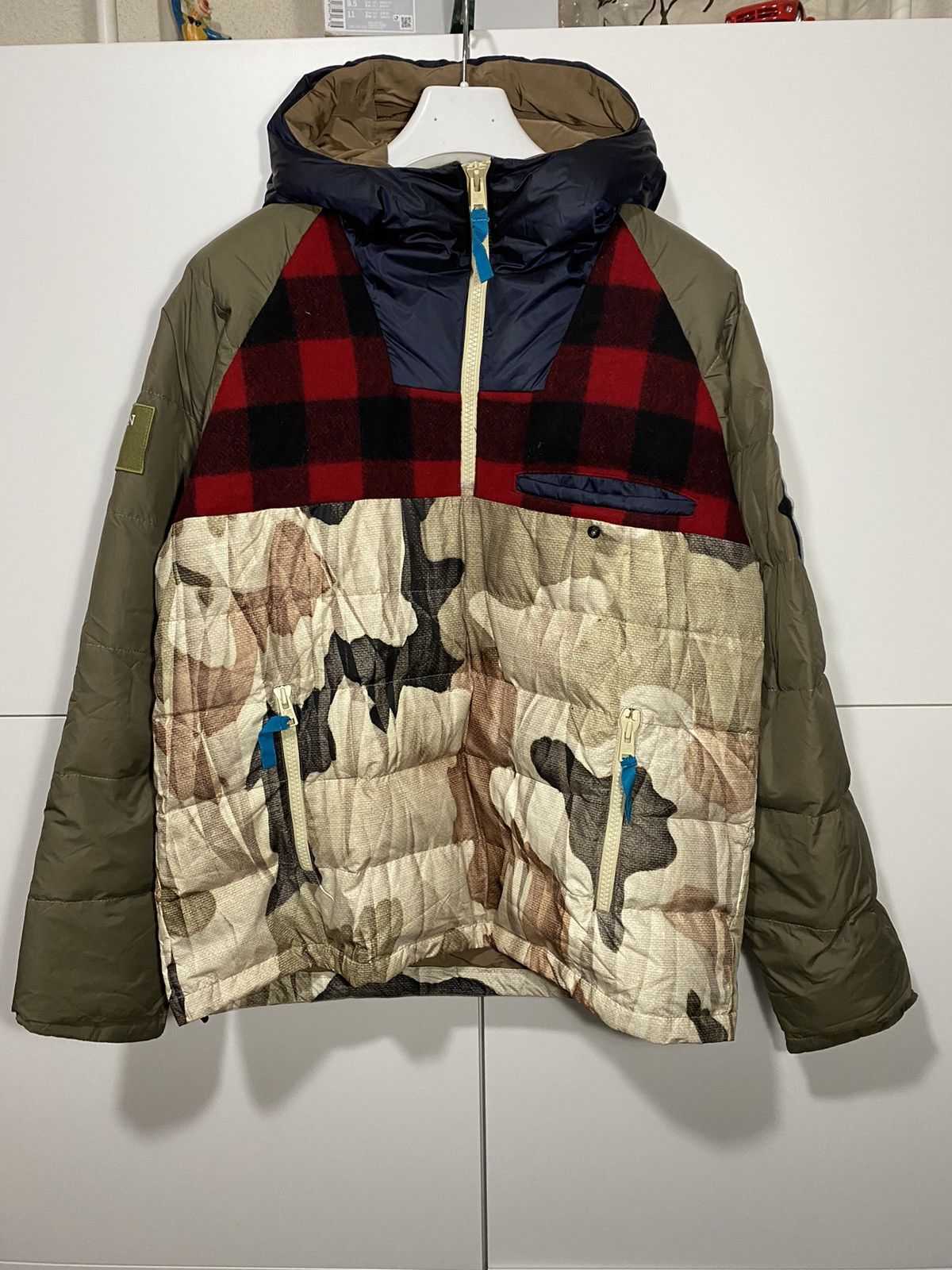 Woolrich Woolen Mills 🧥Woolrich X Griffin down jacket, size L, multi-color, used, Size US L / EU 52-54 / 3 - 7 Thumbnail