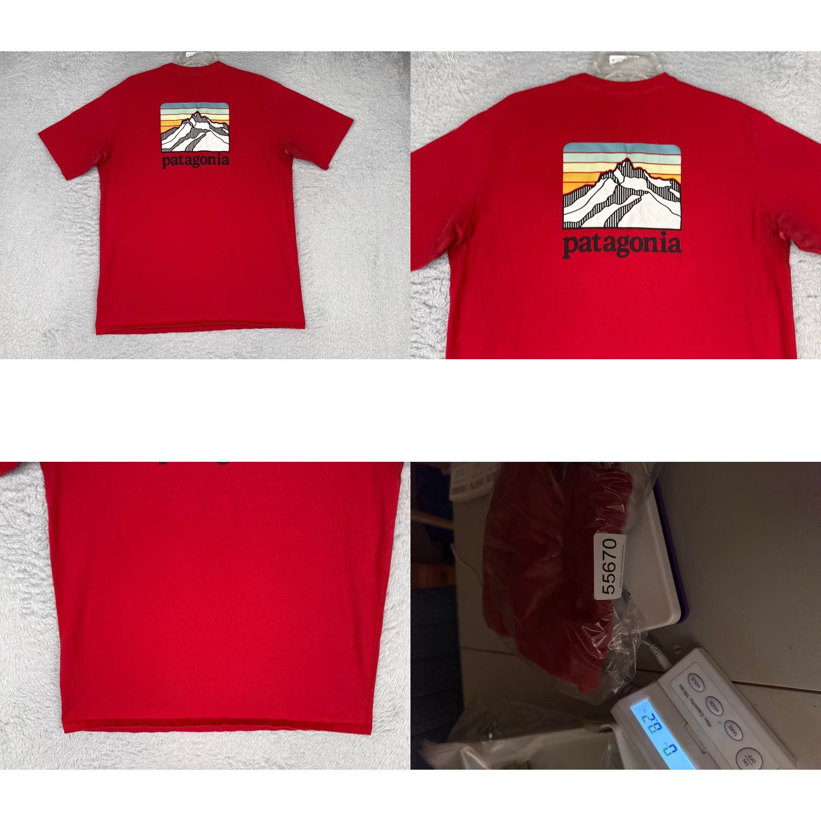 Patagonia Patagonia Shirt Men M Red Short Sleeve Crew Neck Cotton Blend Pocket T-Shirt USA Logo All Seasons Regular Fit Mens Size US M / EU 48-50 / 2 - 9 Thumbnail