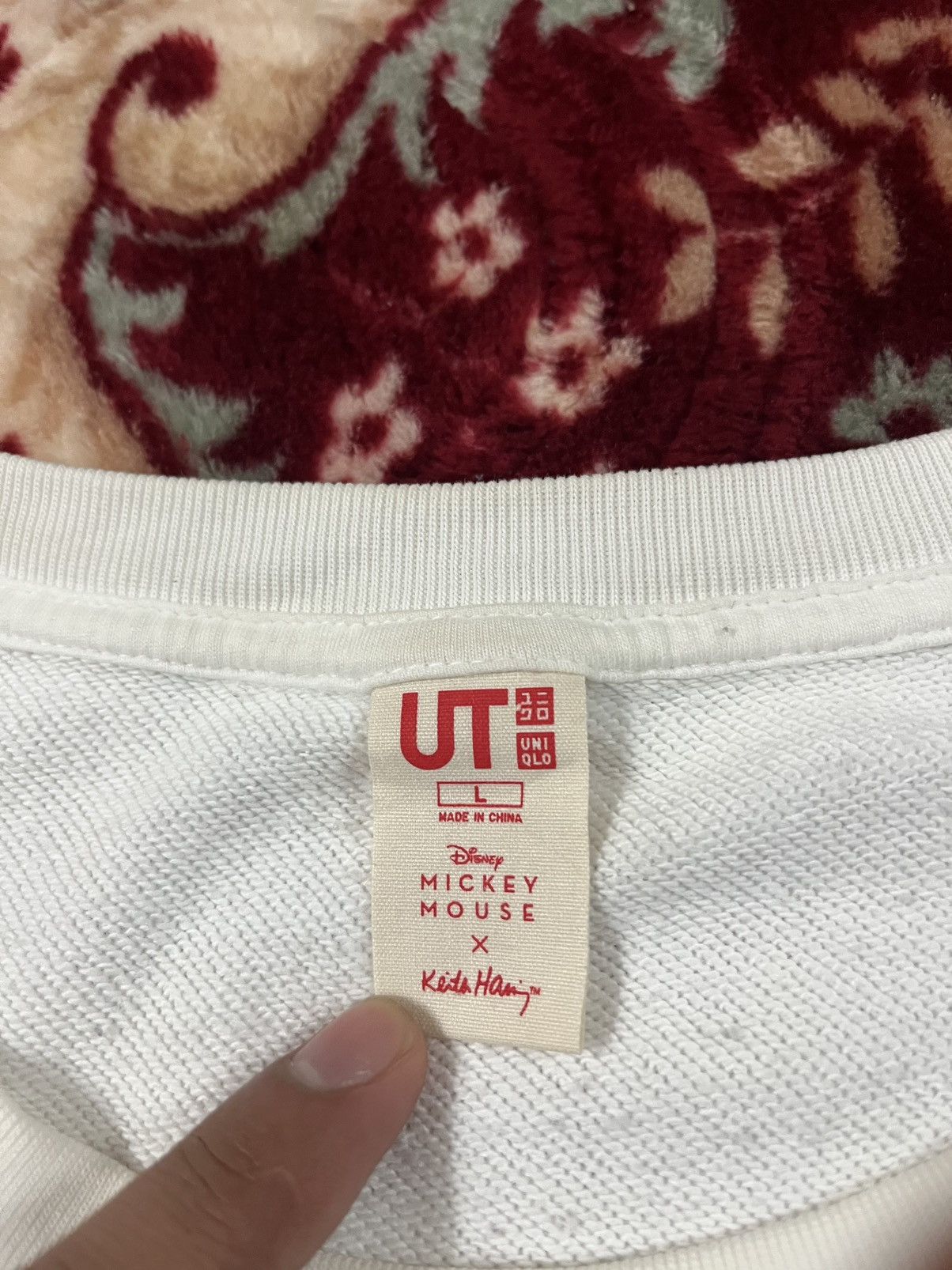 Keith Haring × Uniqlo Mickey X Keith Haring Sweatshirt Size US L / EU 52-54 / 3 - 3 Thumbnail