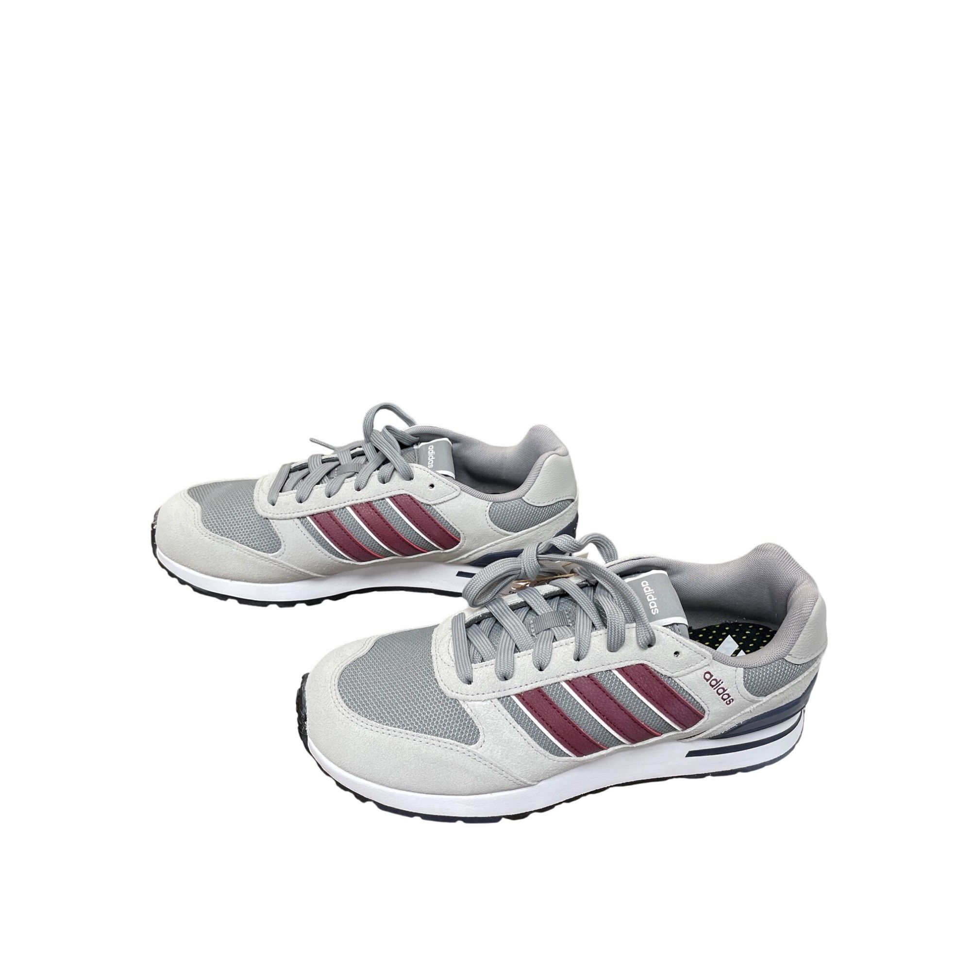 Adidas Adidas Run 80s Mens gray burgandy running Sneakers shoes Siz Size US 9 / EU 42 - 3 Thumbnail