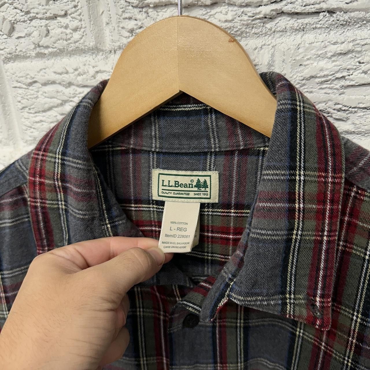 L.L. Bean Vintage L.L. Bean Button Down Flannel Collared Shirt Men’s L Size US L / EU 52-54 / 3 - 4 Thumbnail