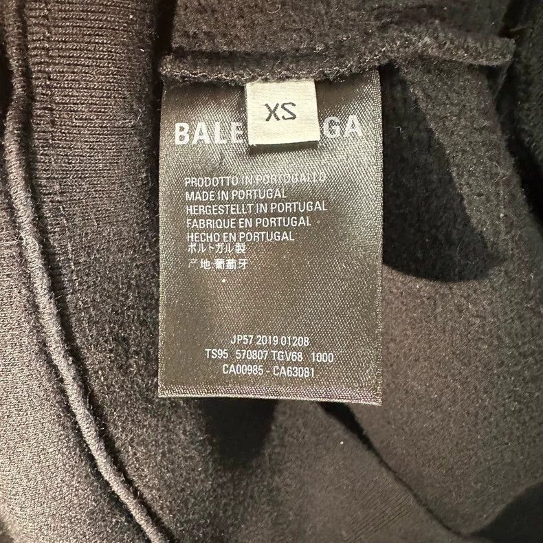Balenciaga Balenciaga FW19 Crown wheat-ear embroidered logo crewneck p Size US XS / EU 42 / 0 - 6 Thumbnail
