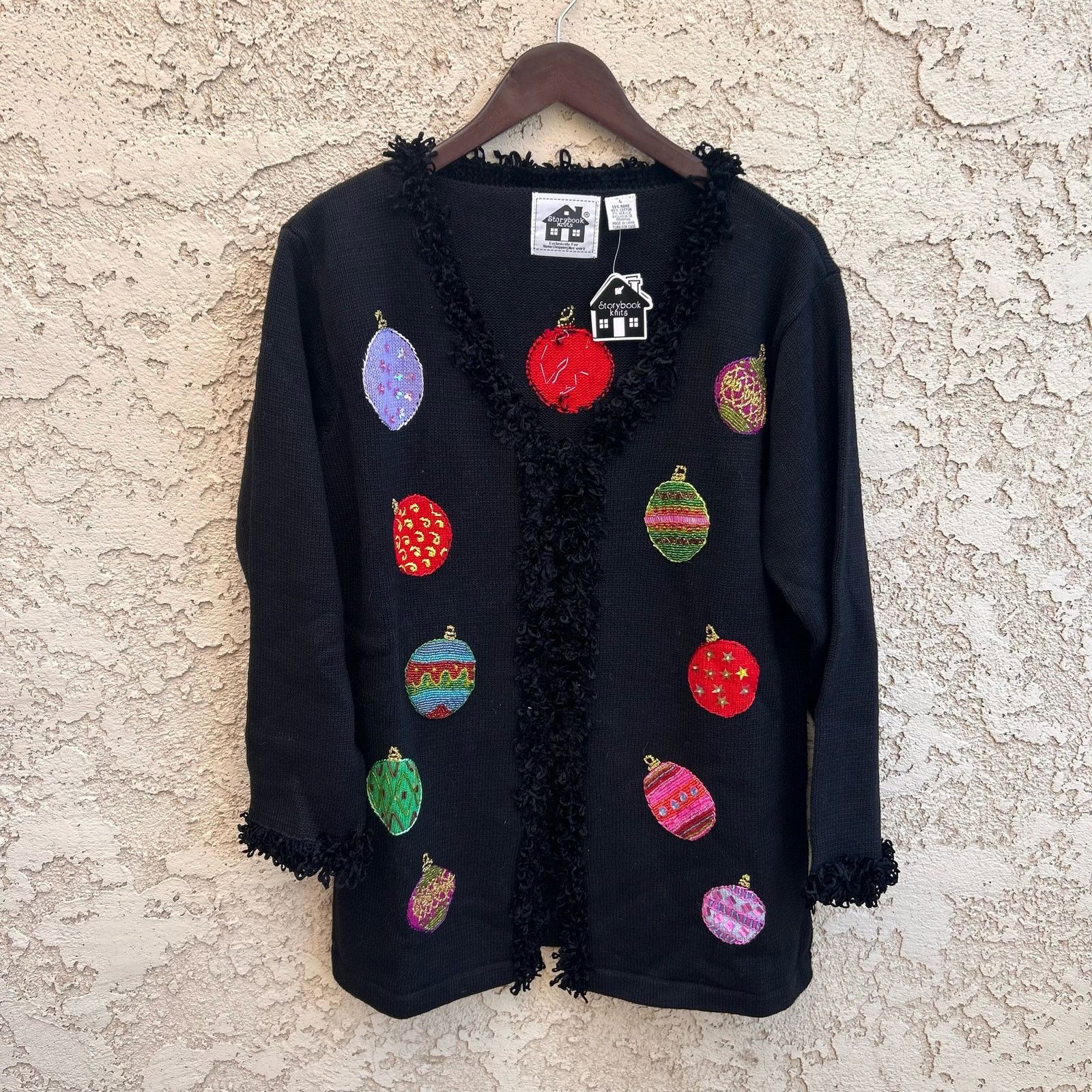 Vintage NWT Storybook Knits Christmas Ornaments Sweater L Size L / US 10 / IT 46 - 1 Thumbnail
