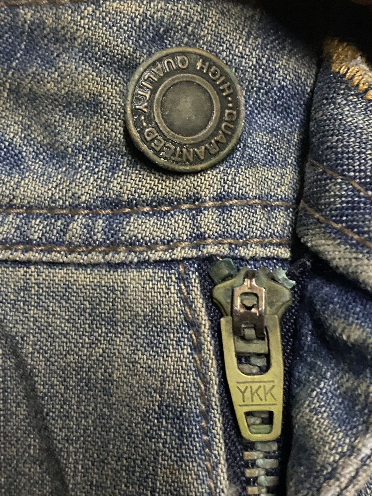 Japanese Brand Vintage Japanese Brand Crazy Mud Wash Distressed Flare Jeans Size US 30 / EU 46 - 12 Thumbnail