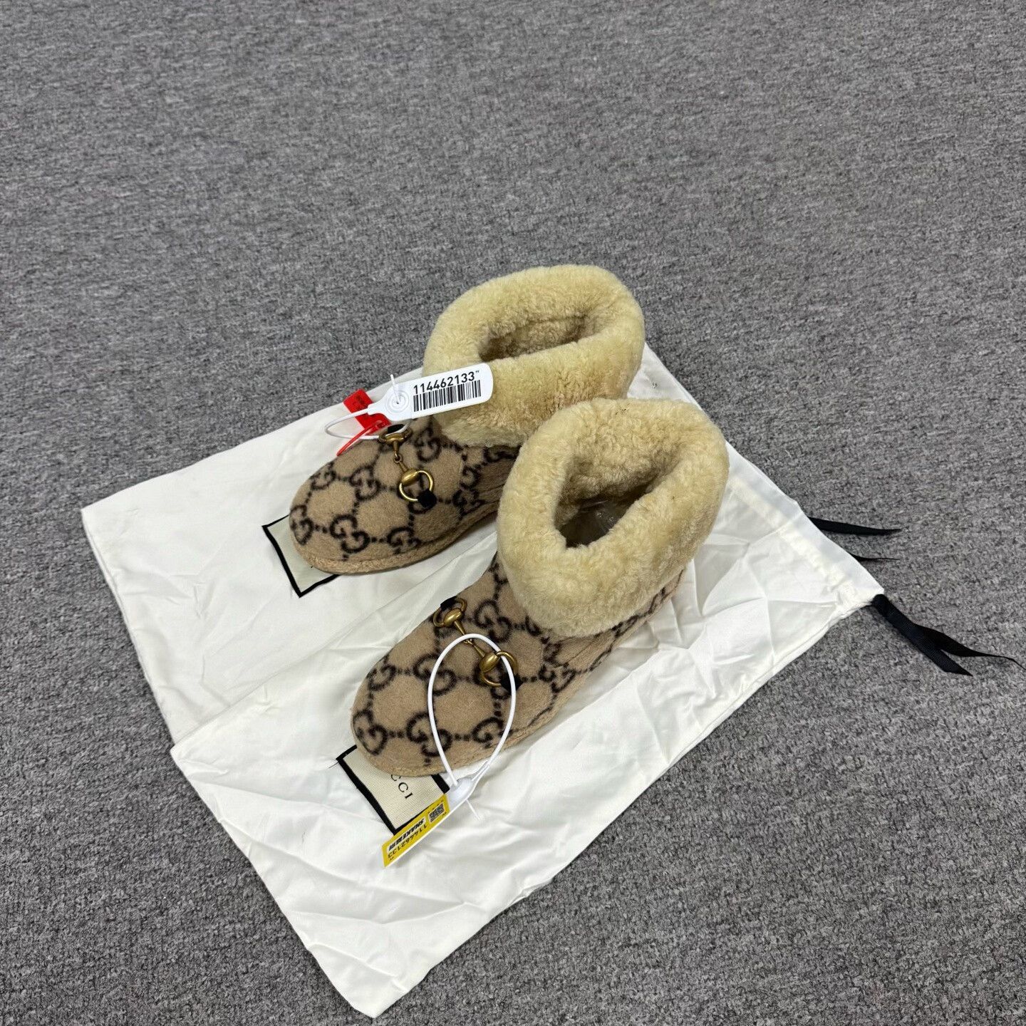 Gucci Gucci GG Monogram Horsebit Casual Ankle Boots Size US 5 / IT 35 - 1 Thumbnail