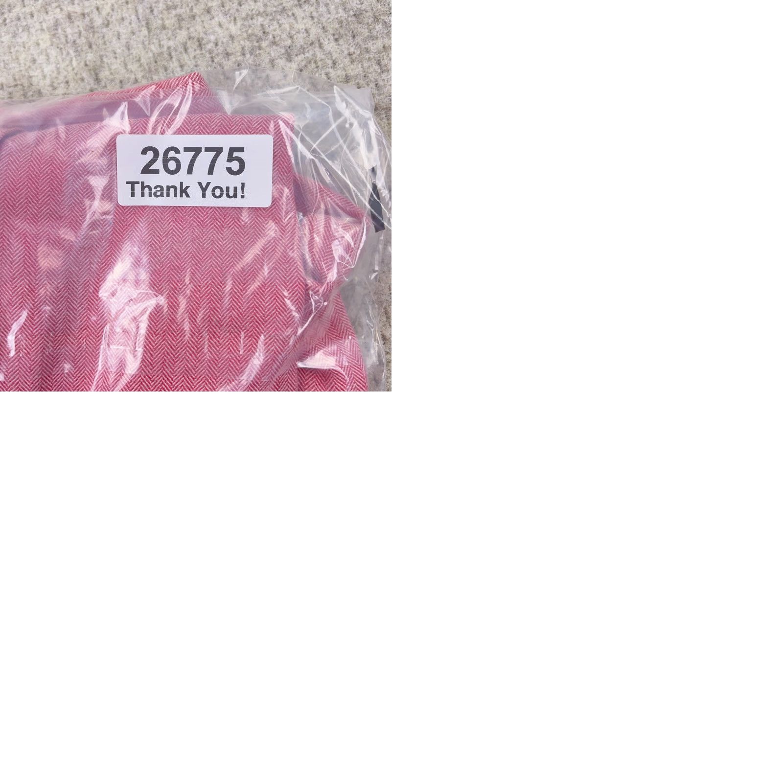 UNTUCKit UNTUCKit Shirt Men Large Pink Slim Fit Button Up Dress Casual Cotton Herringbone Size US L / EU 52-54 / 3 - 9 Thumbnail