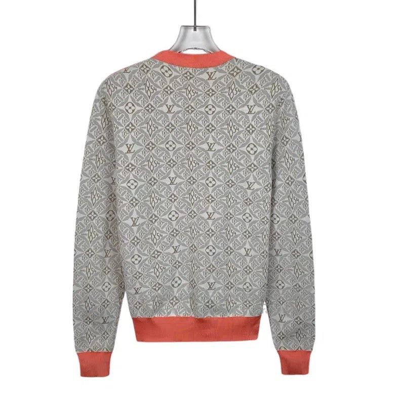 Louis Vuitton 22 color-block logo jacquard printed mulberr