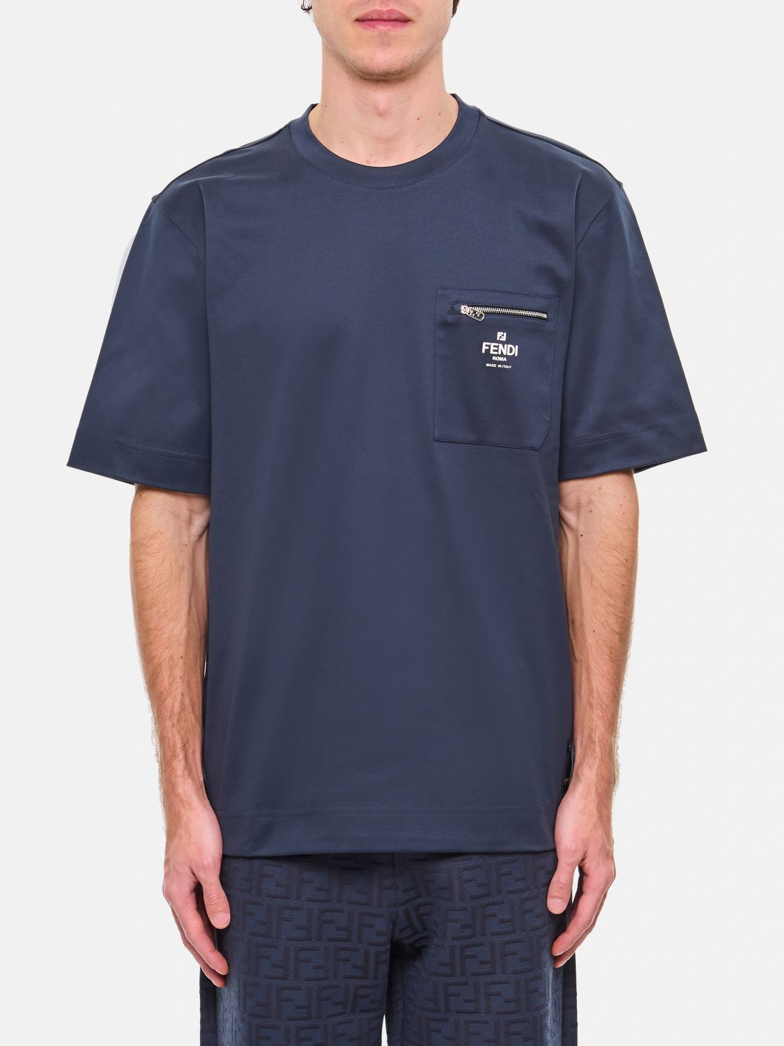 Fendi Fendi T-Shirt Men Navy | Grailed