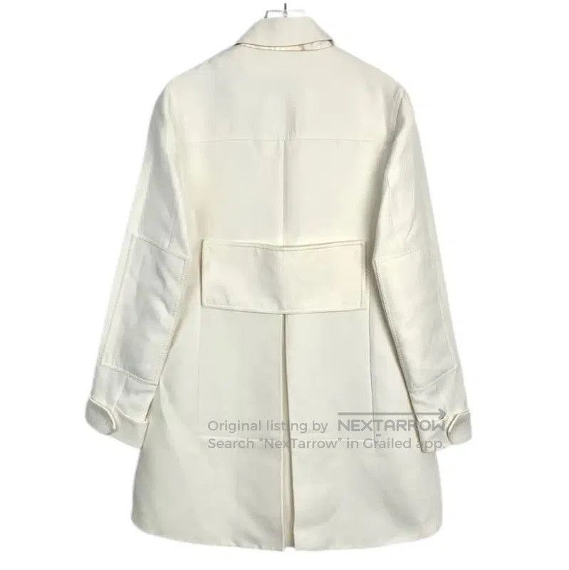 Valentino Valentino Women's Cotton Jacket in White . Size M / US 6-8 / IT 42-44 - 2 Thumbnail