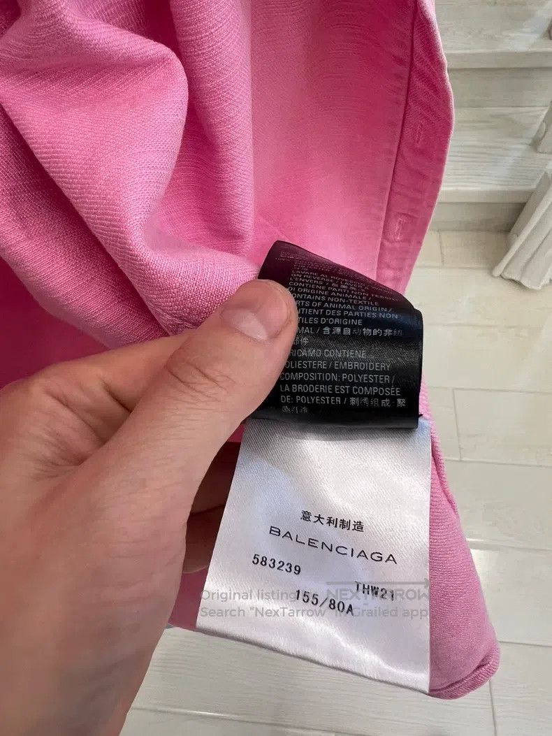 Balenciaga Balenciaga Denim Jacket Size XXS / US 00 / IT 34 - 7 Thumbnail