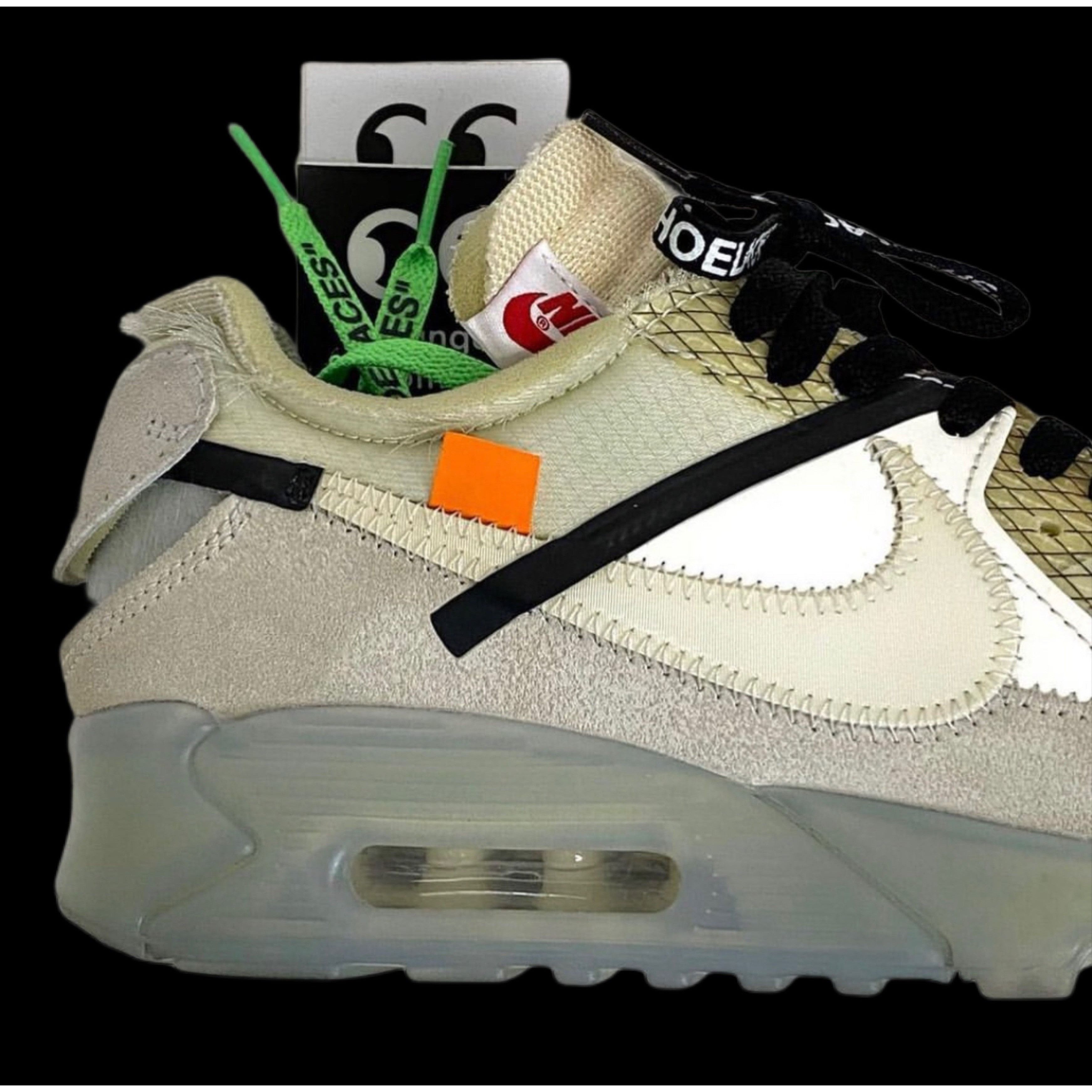 Nike × Off-White 2017 off-white nike air max 90 white og rare virgil abloh Size US 9 / EU 42 - 8 Thumbnail
