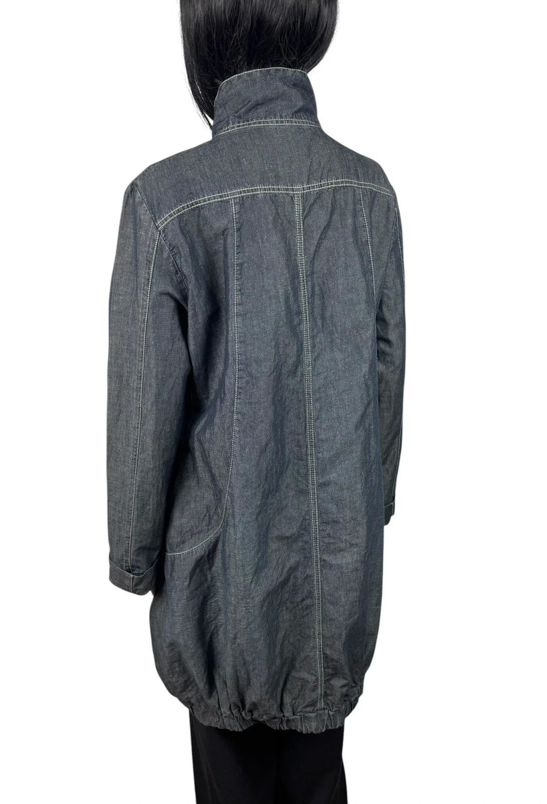 Sarah Pacini Sarah Pacini Cotton Linen Coat size T3 Size L / US 10 / IT 46 - 7 Thumbnail