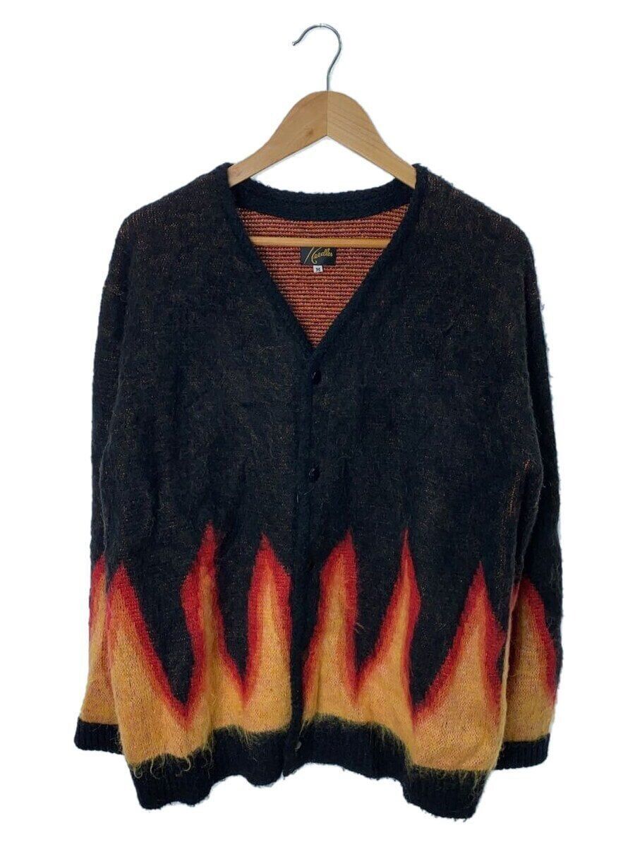 Beams Plus × Needles 🐎 Flames Mohair Cardigan | Grailed