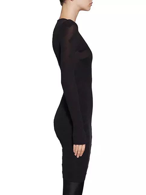 o1mt1gz1024 Mini Allover Logo Dress in Black